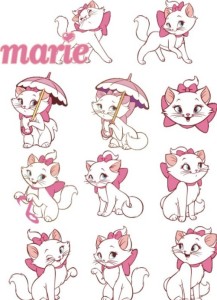 Vector Disney Marie Cat Set 01