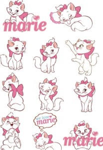 Vector Disney Marie Cat Set 02