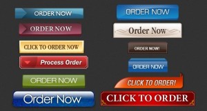 Glossy Order Now Button Collection PSD