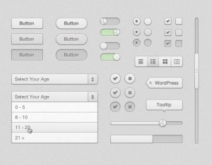 Crisp Web UI Kit PSD