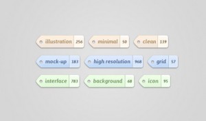 Clean Tags PSD