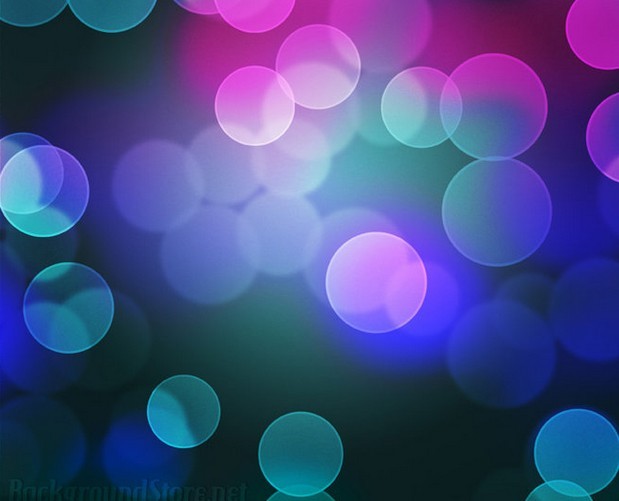 Colorful Abstract Bokeh Background PSD