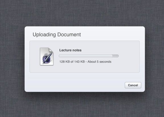 Minimal File Upload Box PSD