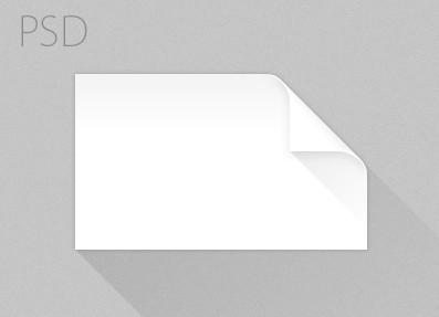 White Paper Flip Effect PSD