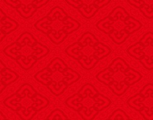 Seamless Red Chinese Auspicious Cloud Patterns Vector