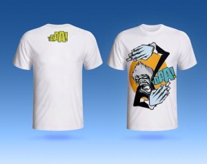 Short-sleeved T-shirt PSD Mockup