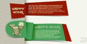 Vintage Happy Tour Drinks Labels 01