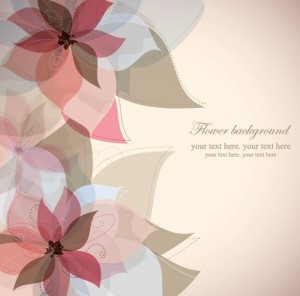 Colorful Watercolor Flower Background Vector 02