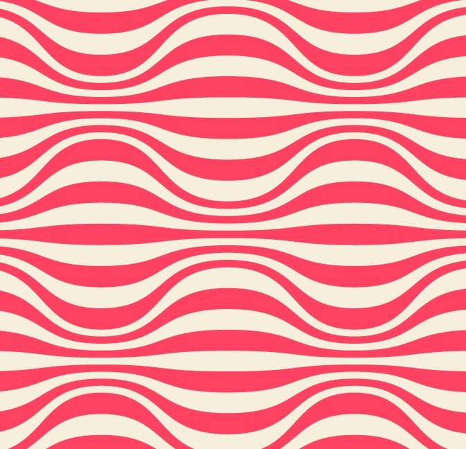 Abstract Pink Waves Background Vector