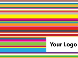 Colored Neon Light Horizontal Stripes Background Vector