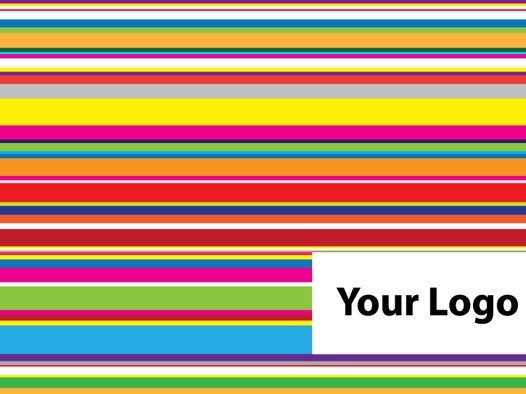Colored Neon Light Horizontal Stripes Background Vector