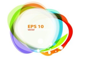 Watercolor Text Frame Vector