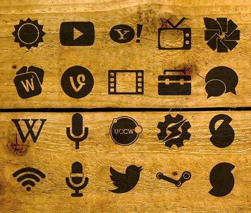 ShapelyBlacklite - 80 Black App Icons For Android Phone