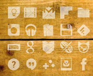 ShapelyWhitelite - 80 White App Icons For Android Phone