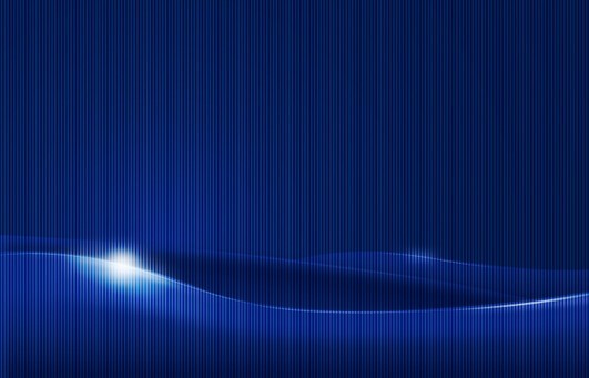 Abstract Waves with Bright Blue Stripes Background Vector