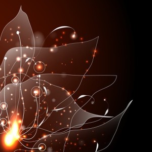 Bright Colorful Abstract Line Flower Background Vector 01