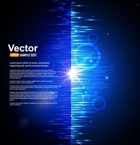 Fashion Blue Radial Lines Background Vector 03