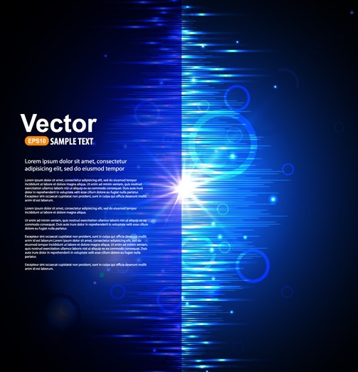 Fashion Blue Radial Lines Background Vector 03