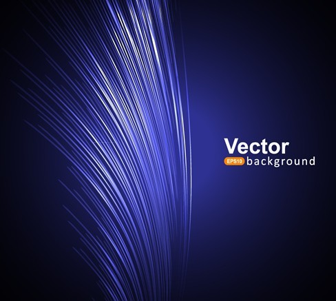 Fashion Blue Radial Lines Background Vector 04