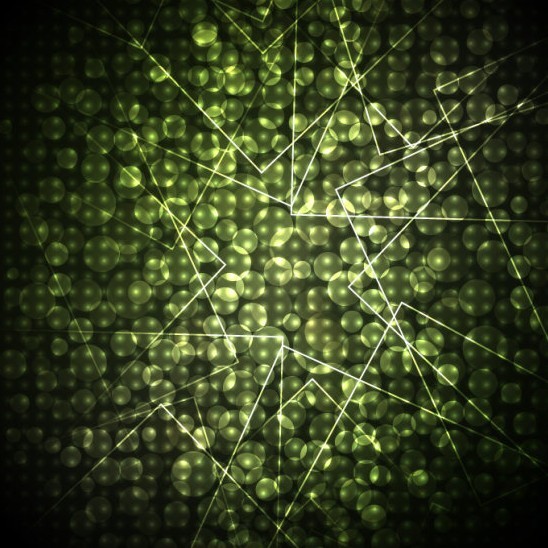 Abstract Bright Halos Background Vector 01