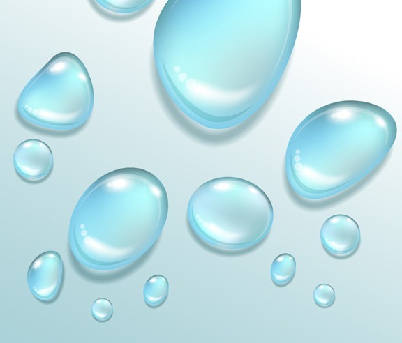 Colored Abstract Water Drops Background Vector 03