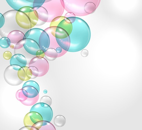 Colored Abstract Water Drops Background Vector 04