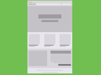 Flat Wireframe PSD