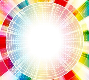 Retro Abstract Technology Background Vector 04