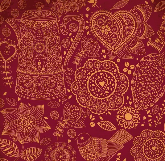Vector Vintage Menu Cover For Cafe 01