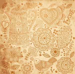 Vector Vintage Menu Cover For Cafe 02