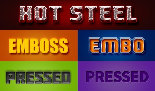 5 Fashion Text Styles PSD