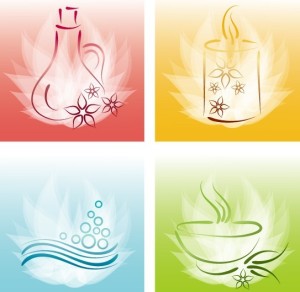 Colored Vector SPA Design Elements 01