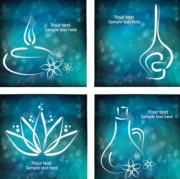 Colored Vector SPA Design Elements 02