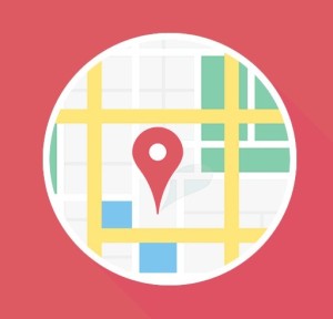 Flat Map Mockup