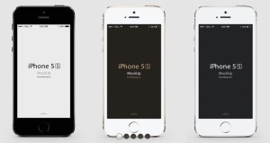 3 iPhone 5S PSD Mockups