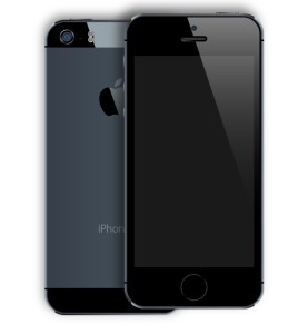 Black iPhone 5S Mockup PSD (Front and Back)