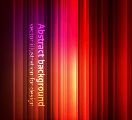 Bright Red Stripes Background Vector