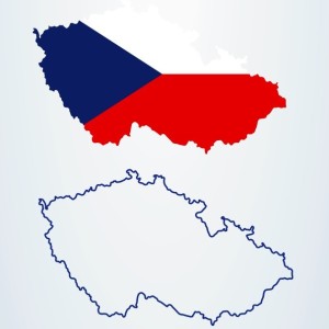 Czech & Slovak Maps Vector