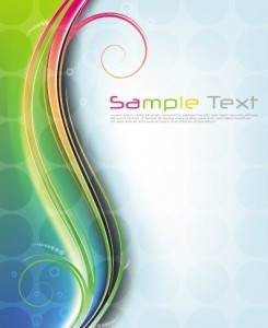 Fantastic & Colorful Abstract Background Vector 01