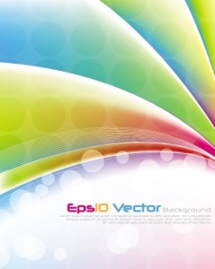 Fantastic & Colorful Abstract Background Vector 04