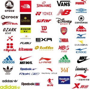 Set Of Vector Sports Brand Logos
