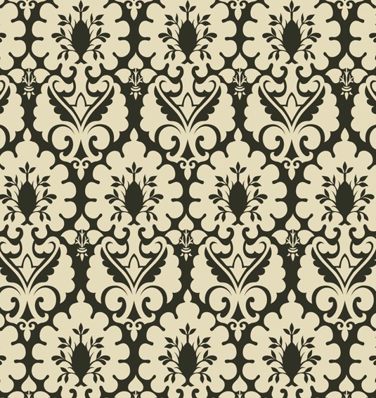 Seamless Classical Pattern Background Vector 03