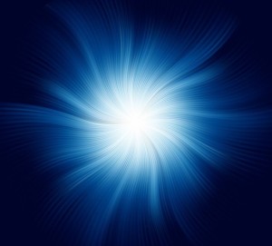 Blue Technology Glowing Lights Background Vector