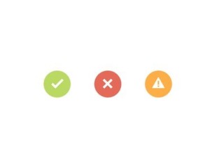 3 Simple Flat Web Buttons PSD