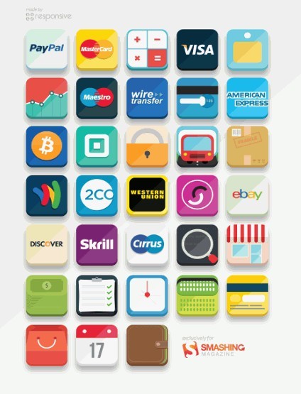 33 E-Commerce Icon Set (Multi Formats)