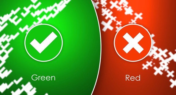 Green & Red PSD Brush