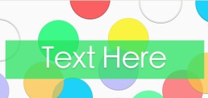 Modern Highlighted Text Background PSD
