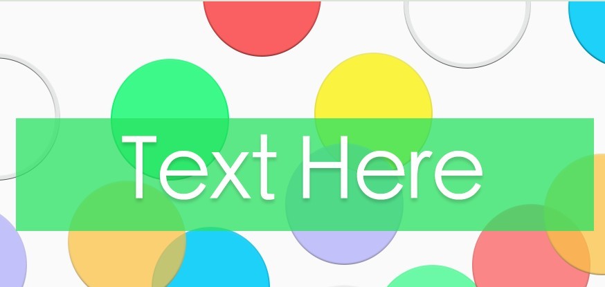 Modern Highlighted Text Background PSD