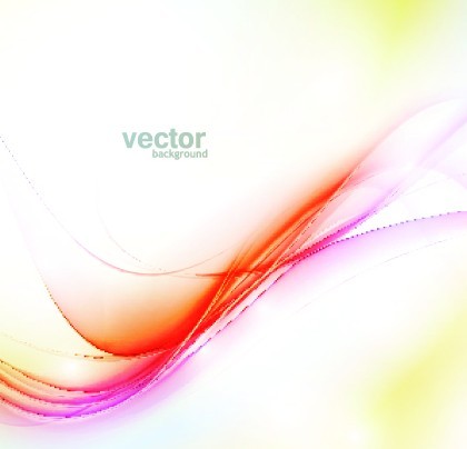 Pastel Abstract Curves Background Vector
