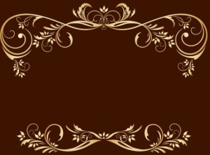 Gold Royal Floral Frame Vector 02